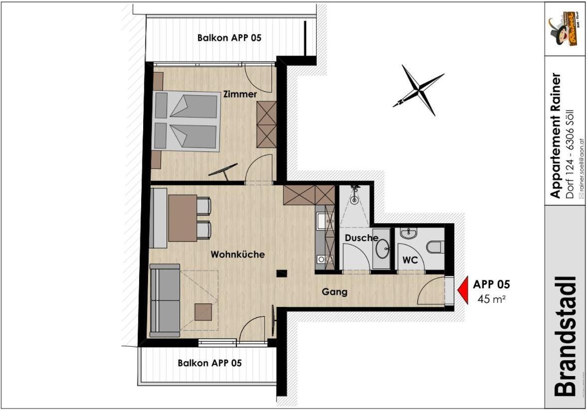 Apartment Rainer - Mittendrin Soll Luaran gambar