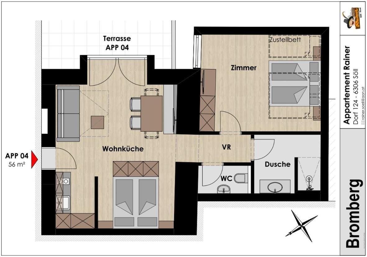 Apartment Rainer - Mittendrin Soll Luaran gambar
