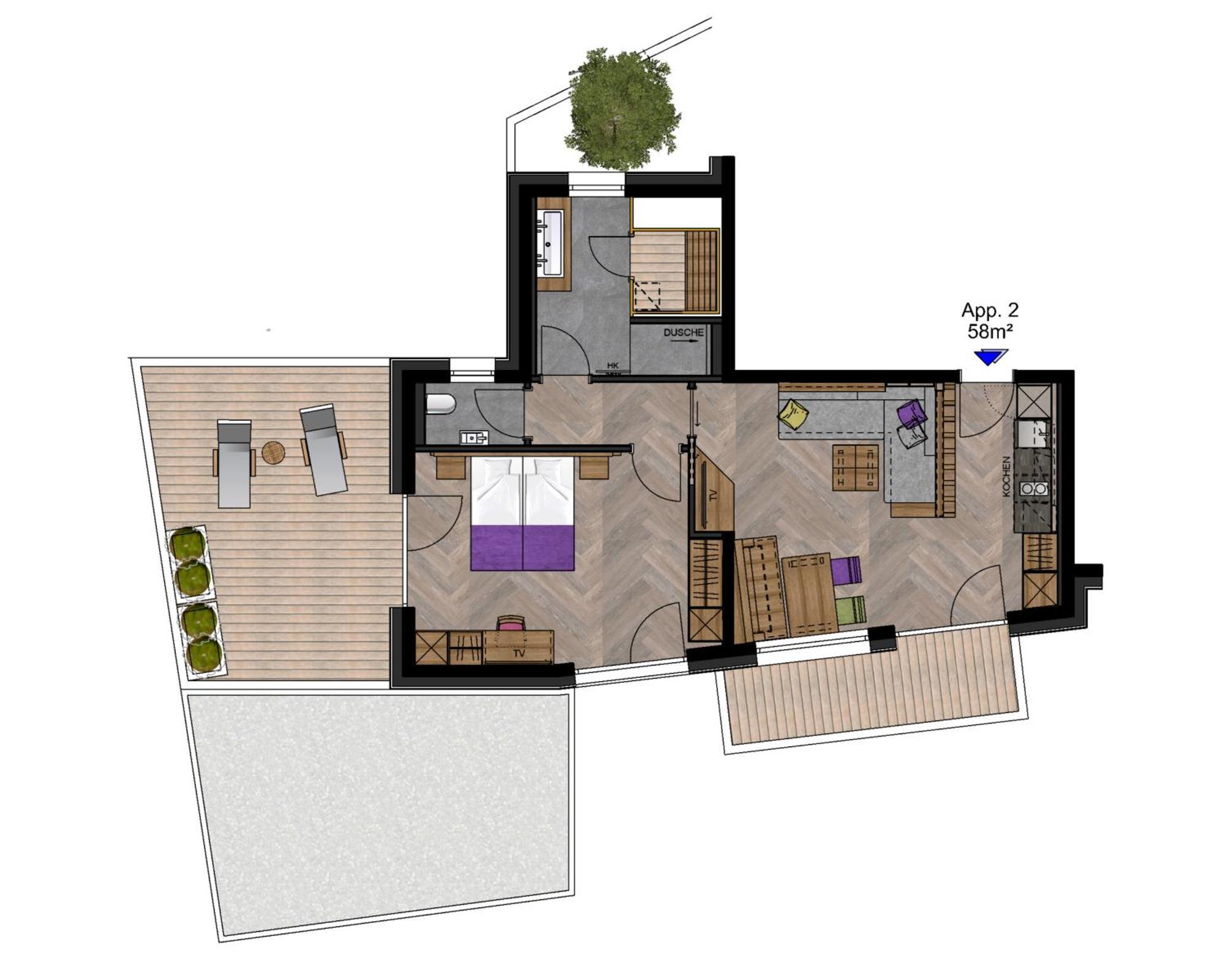 Apartment Rainer - Mittendrin Soll Luaran gambar